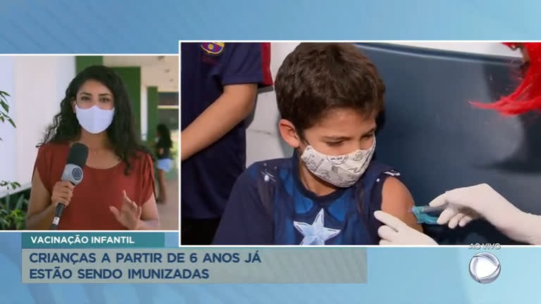 Vídeo: Crianças a partir de 6 anos são imunizadas contra Covid-19