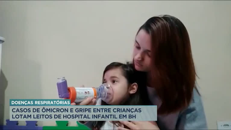 Vídeo: Número de crianças internadas com doenças respiratórias aumenta em BH
