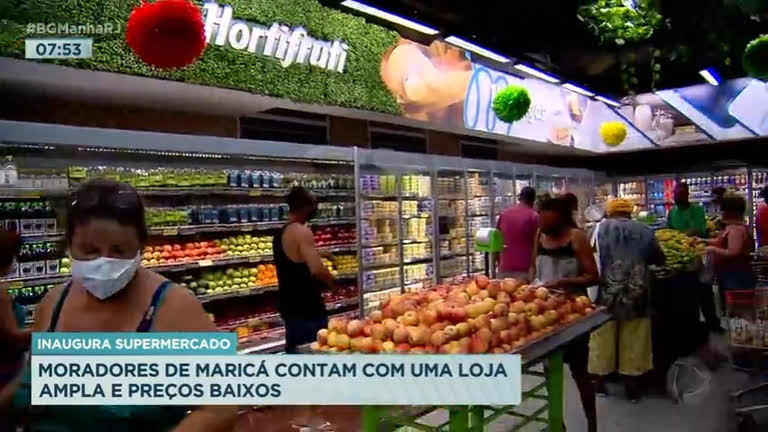 Vídeo: Inauguração de supermercado gera empregos em Maricá