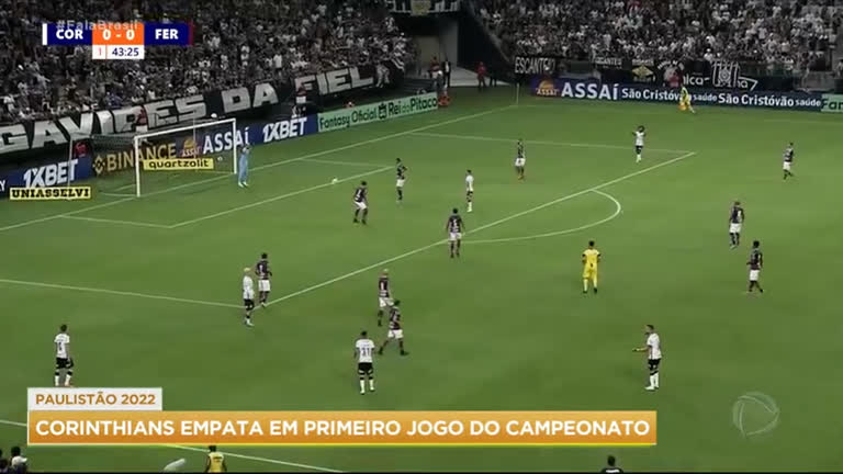 Vídeo: Paulistão 2022: Corinthians empata em primeiro jogo pelo campeonato