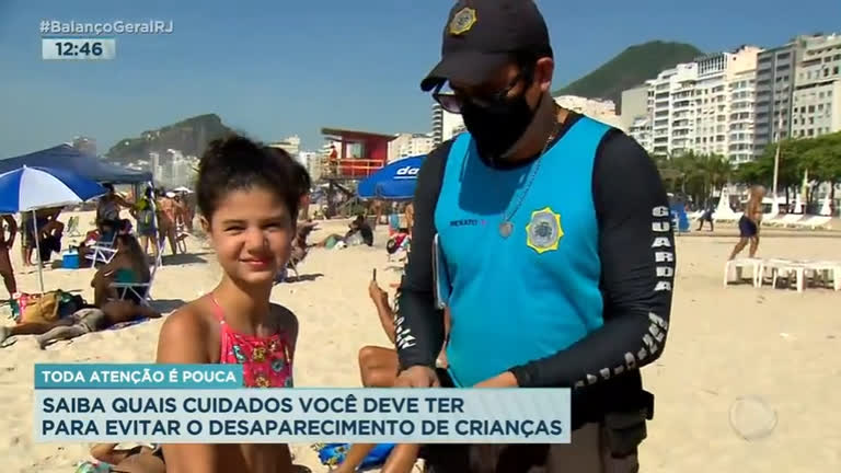 Vídeo: Guarda Municipal alerta para desaparecimento de crianças em praias