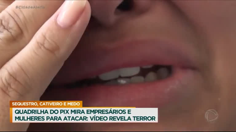 Vídeo: Mulher consegue pedir socorro após ser sequestrada pela quadrilha do Pix em SP