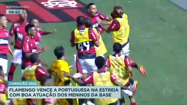 Vídeo: Flamengo vence na estreia do Cariocão 2022