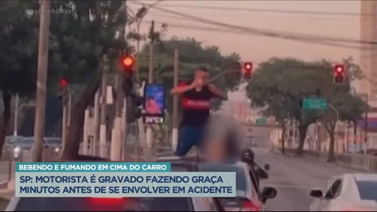 Vídeo: Motorista é flagrado em ação imprudente pouco antes de se envolver em acidente