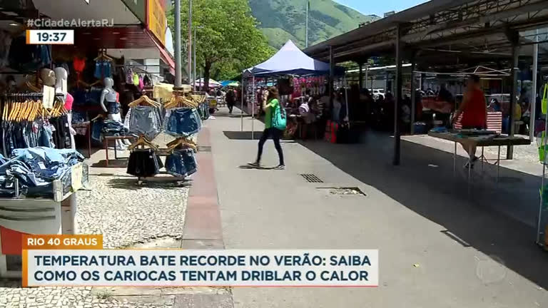 Vídeo: Rio 40 graus: cidade registra recorde de temperatura no verão