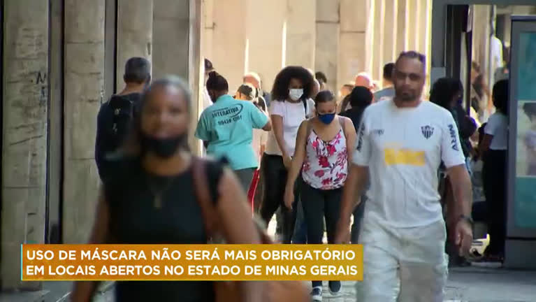 Vídeo: Minas Gerais desobriga o uso de máscaras em locais abertos