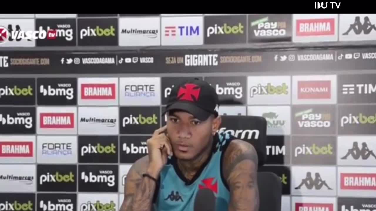 Vídeo: Volante do Vasco faz alerta sobre a Série B: 'Todos os jogos serão duros'