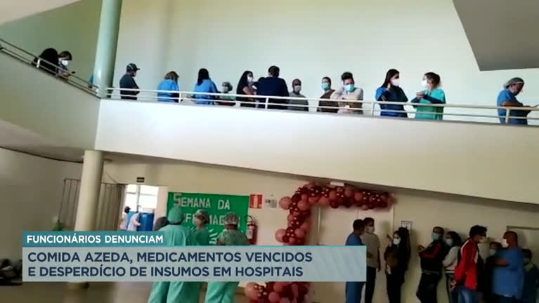 Vídeo: Funcionários denunciam condições de hospitais estaduais de MG